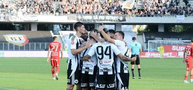 Universitatea Cluj, formula de start pentru duelul cu Dinamo