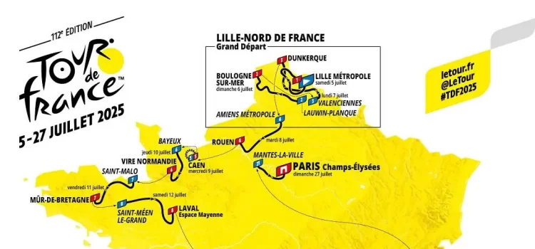 Turul Franței 2025 începe sâmbătă 5 Iulie 6 Turul Frantei 2025