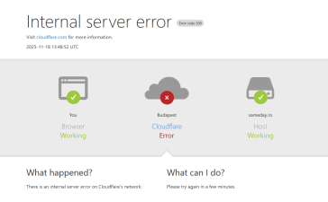 Cloudfare a Cazut La Nivel Global - Sameday si Decathlon Afectate 16 cloudfare